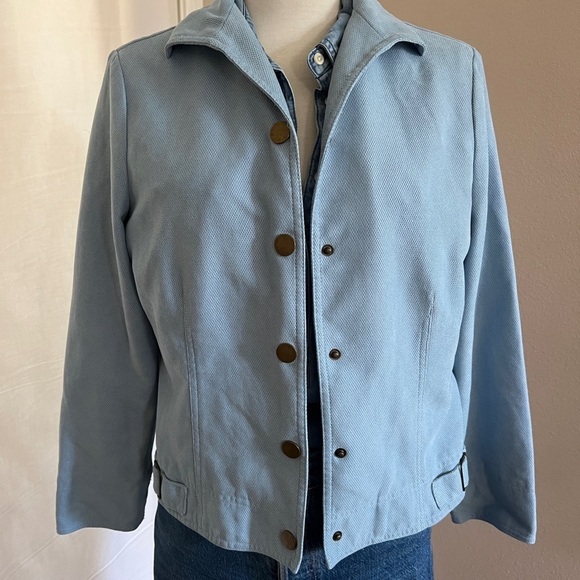 Vintage Requirements Blue Utility Jacket with Relaxed Fit - Picture 7 of 8
